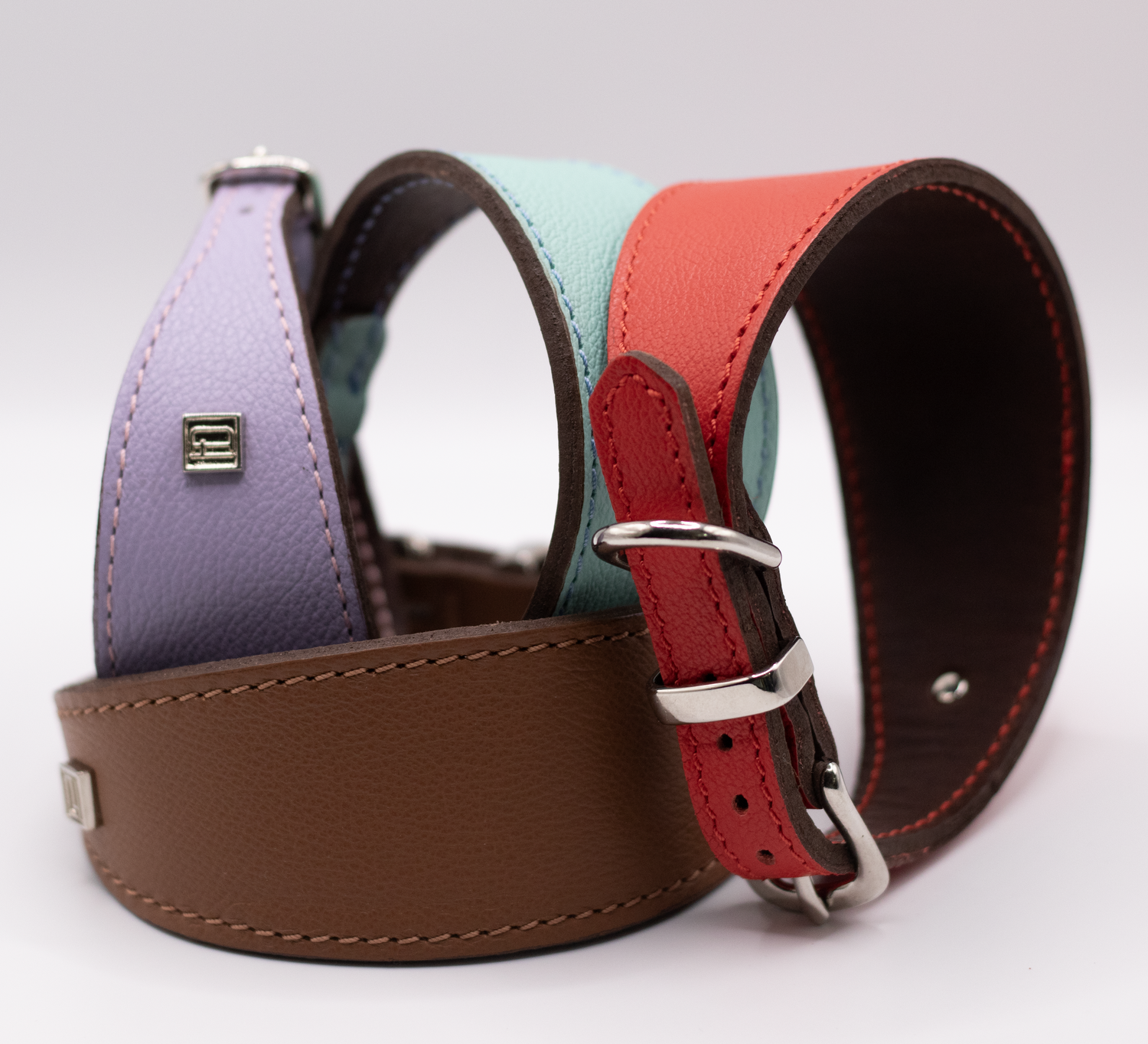 Soft Leather Hound Collars