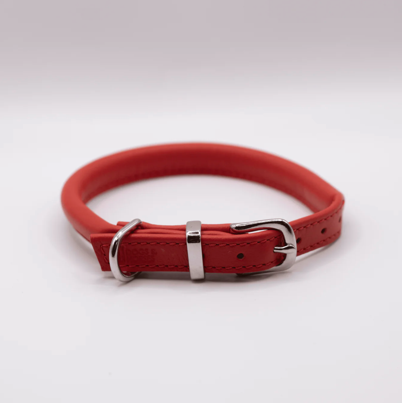 Rolled leather hot sale dog collar australia