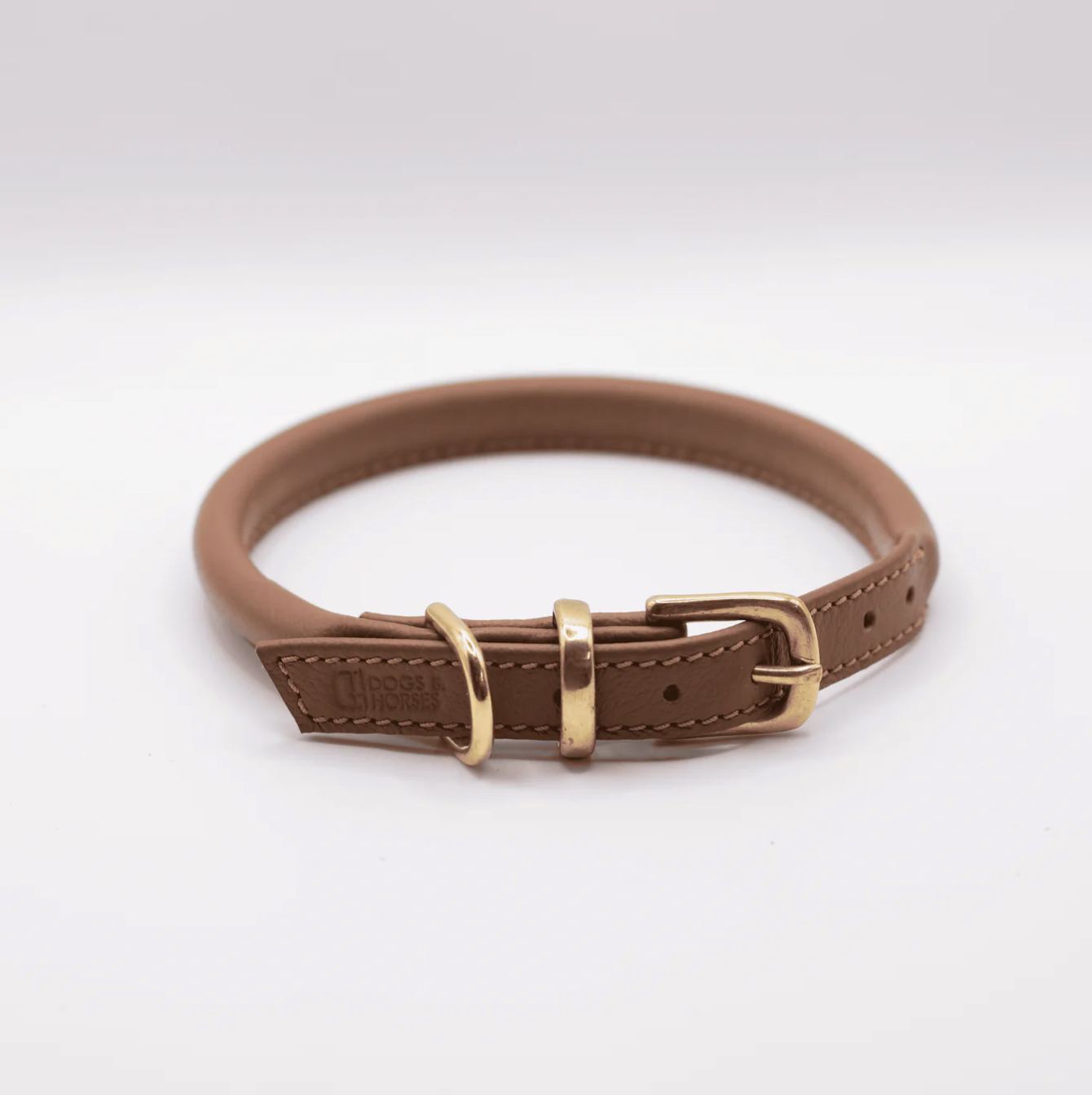 Handmade rolled hot sale leather dog collars