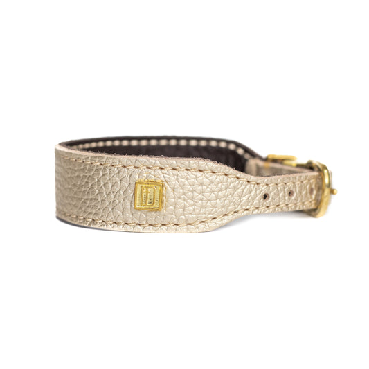 OUTLET: Platinum Jubilee Flat and Wider Soft Leather Dog Collar