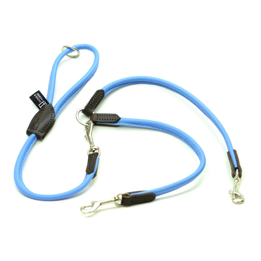 D&H Rolled Leather Coupler Including Short Dog Lead