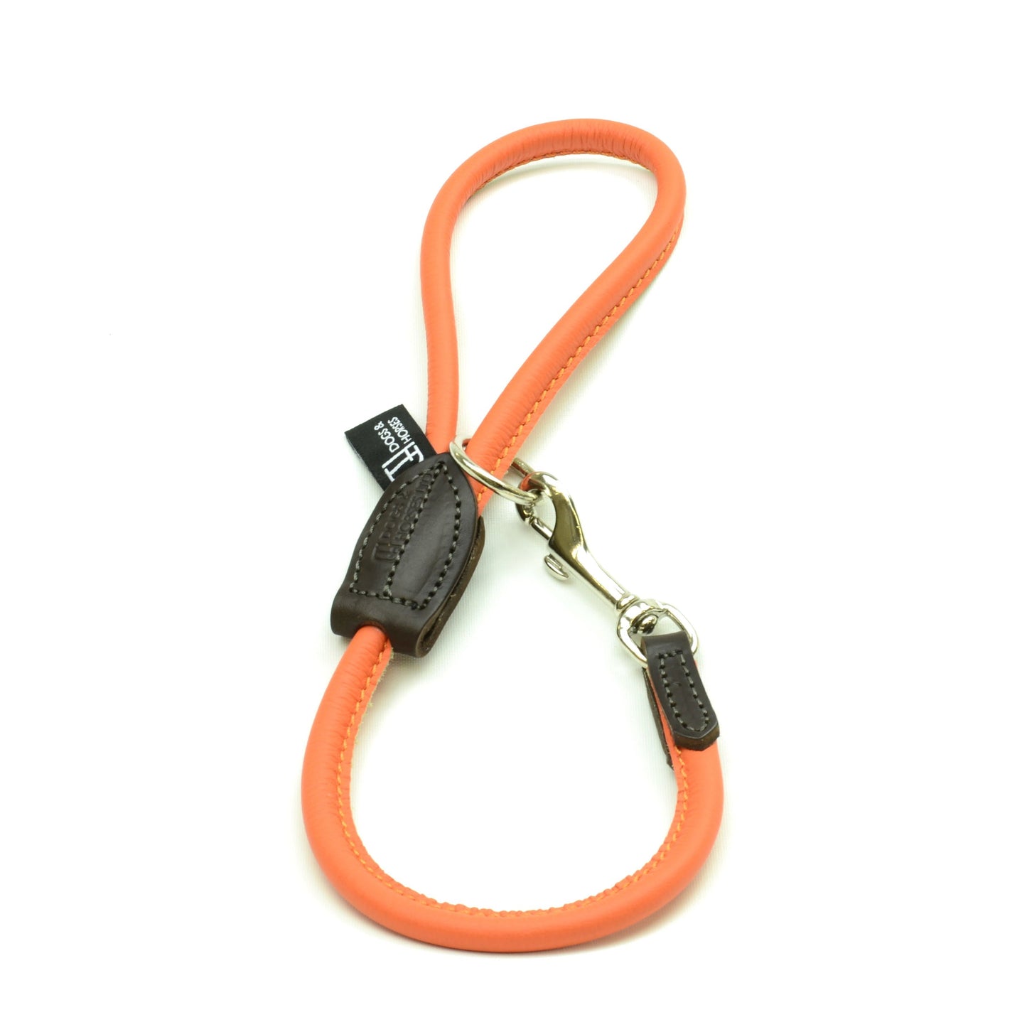 Big Dog Short Rolled Leather Lead
