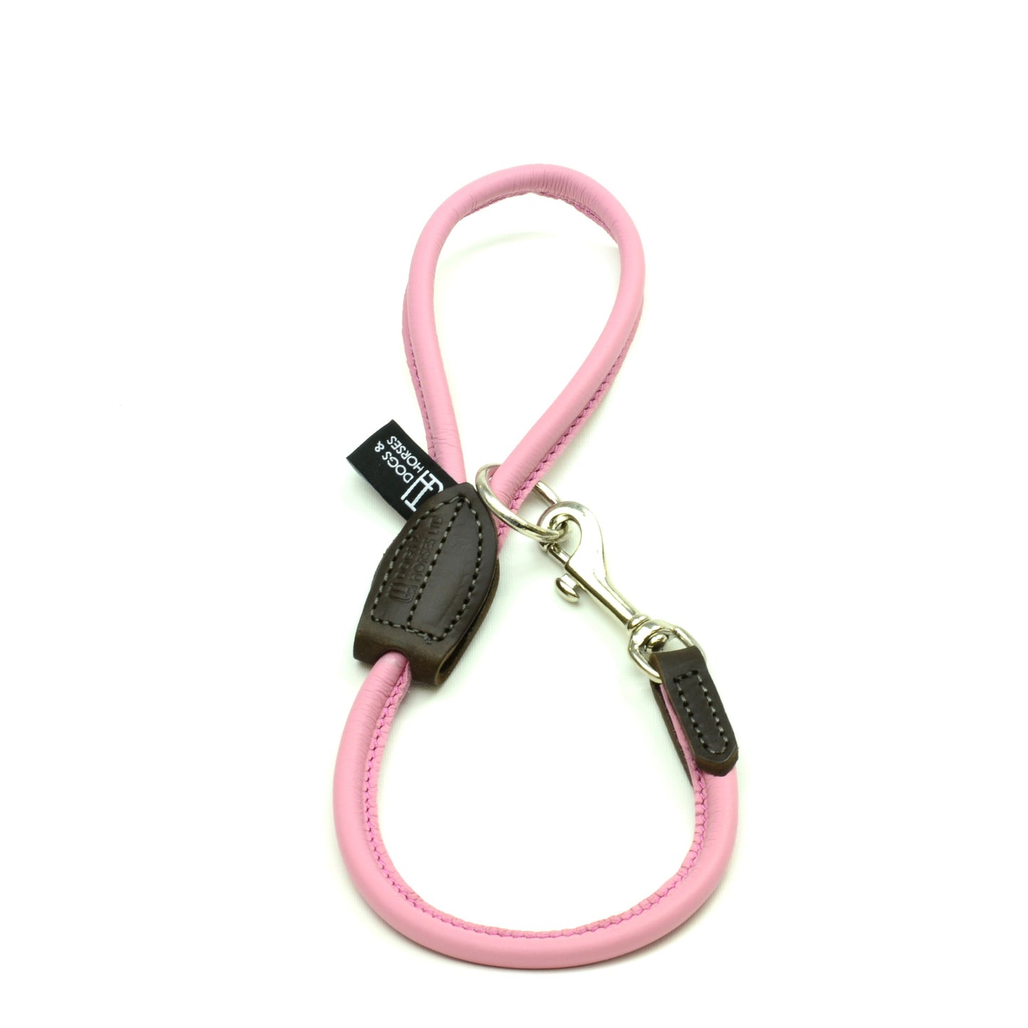 Short Rolled Leather Lead