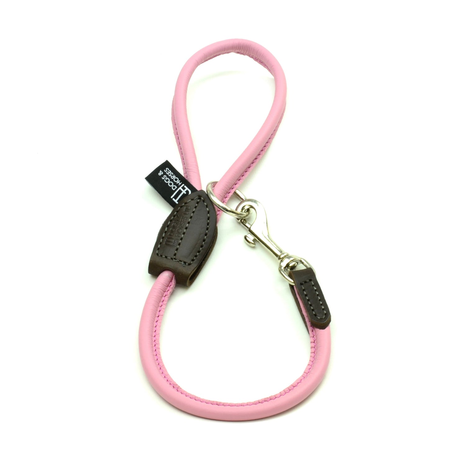 Big Dog Short Rolled Leather Lead