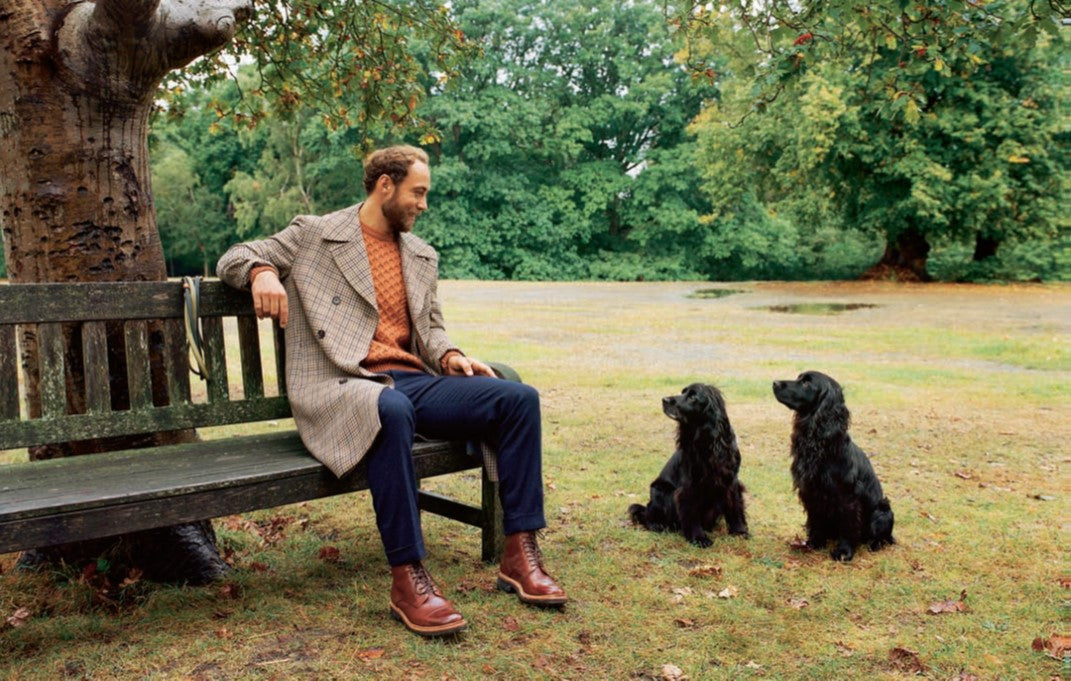 Telegraph article featuring James Middleton, his Cockers, AND our rolled leather slip leads
