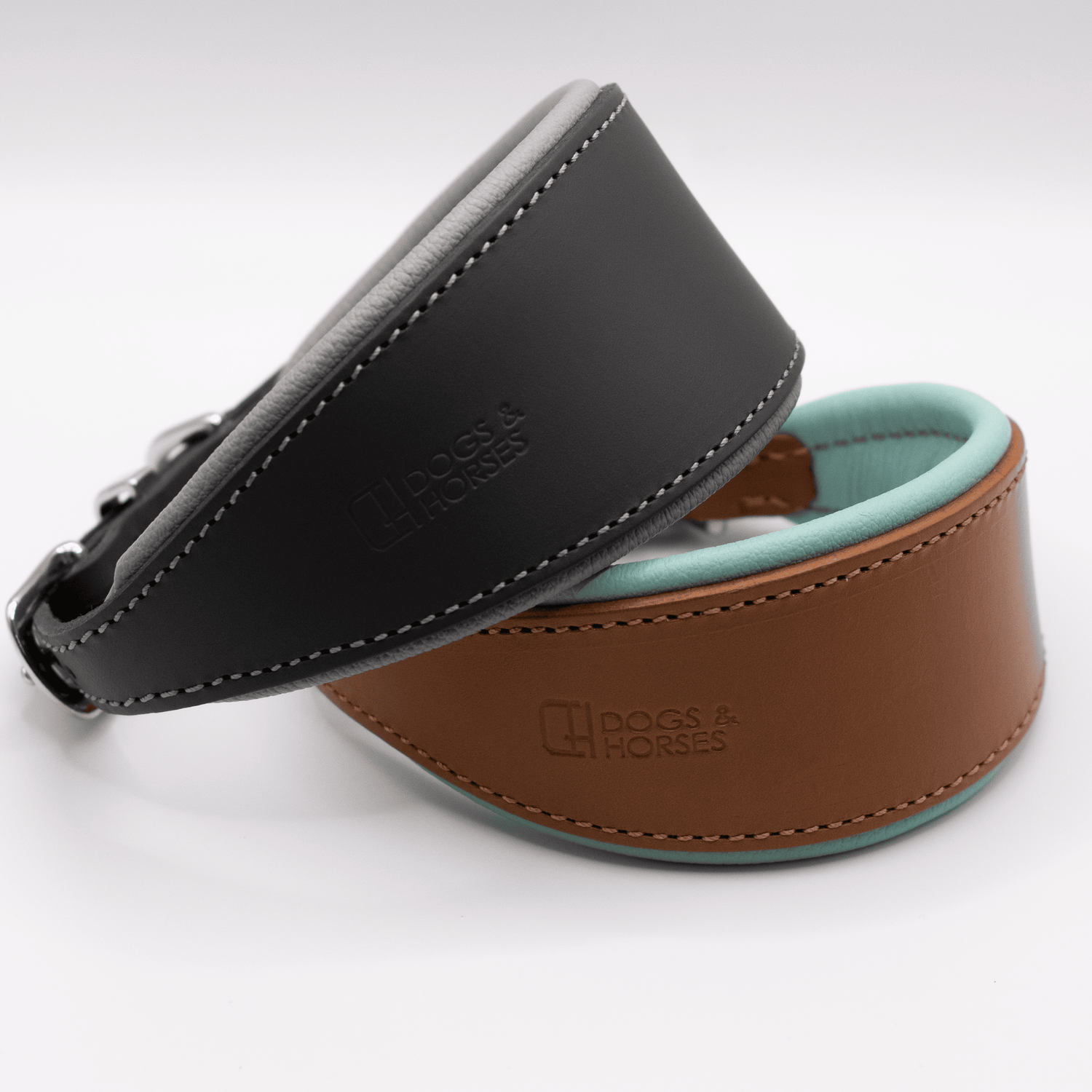 Padded Leather Hound Collars