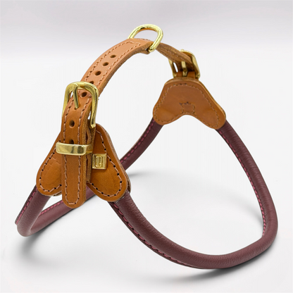 The D&H Cradle - Rolled Soft Leather Step-In Harness