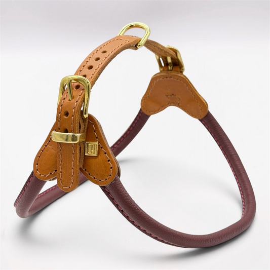 The D&H Cradle - Rolled Soft Leather Step-In Harness