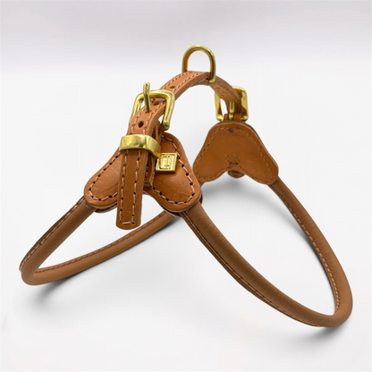 The D&H Cradle - Rolled Soft Leather Step-In Harness