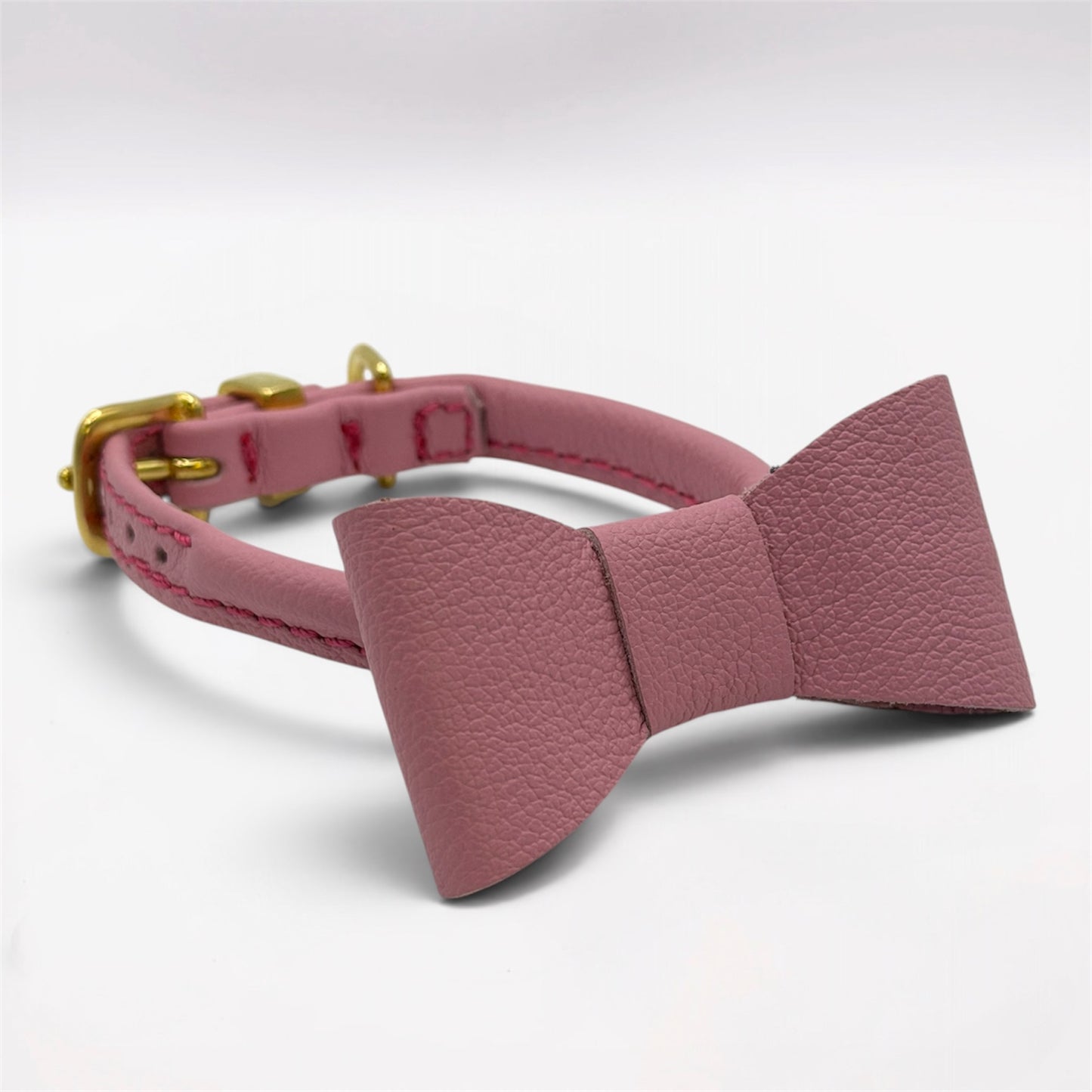 Soft Leather Dog Bow Tie