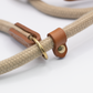 D&H Traditional Cotton Rope Slip Lead Tan