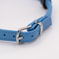 French Bulldog Leather Harness Blue