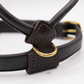 French Bulldog Leather Harness Brown