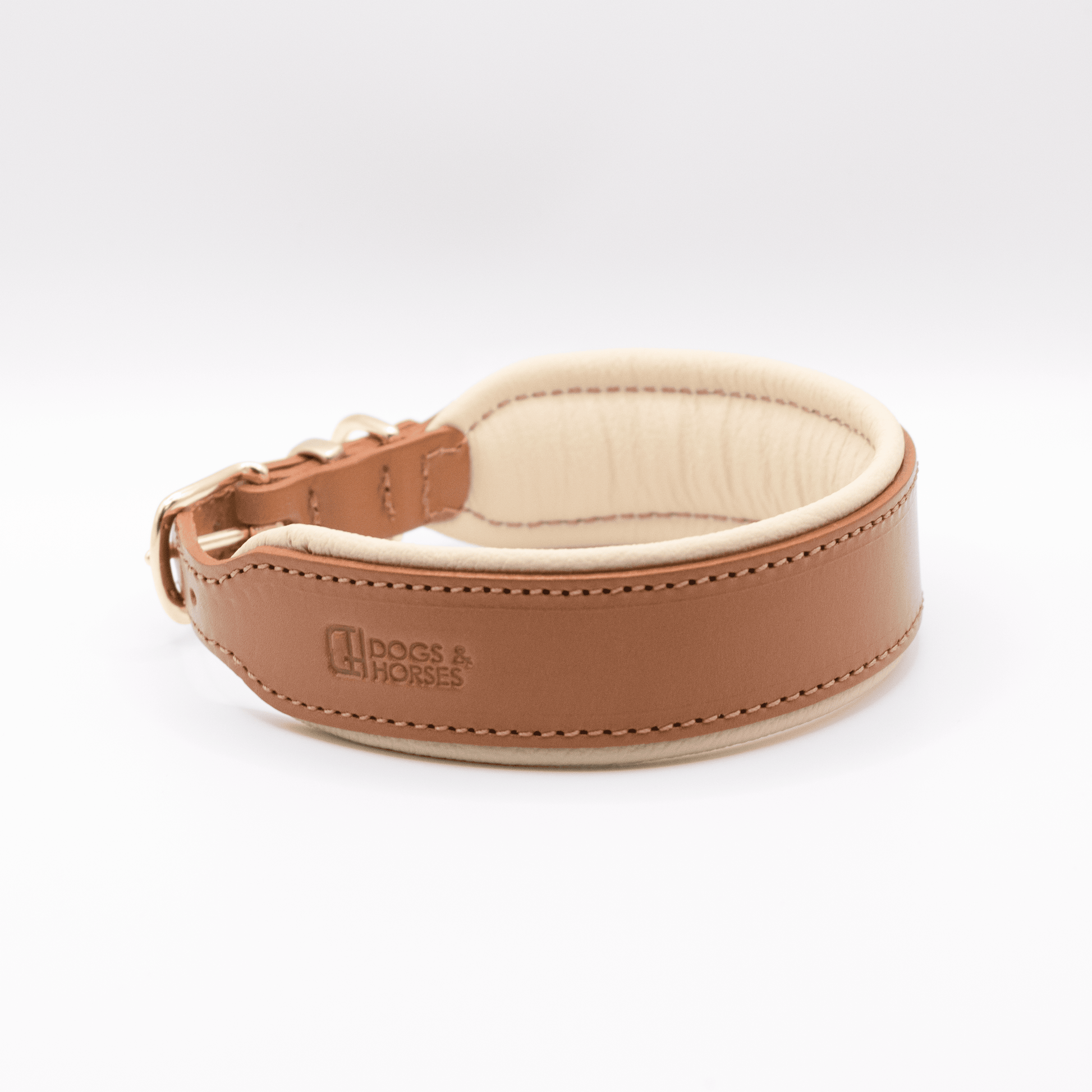 Padded sales leather collar