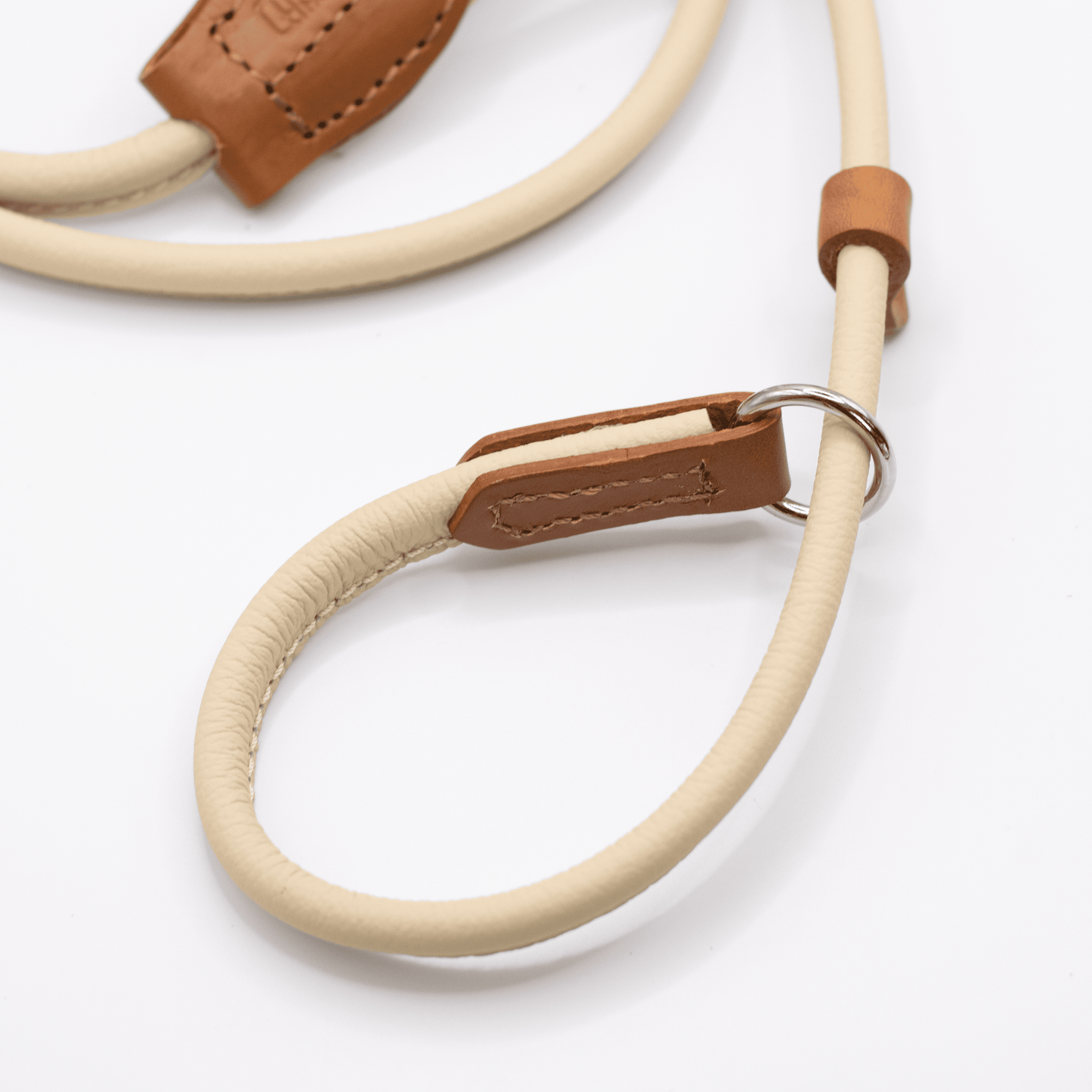 D&H Rolled Soft Leather Slip Lead Cream