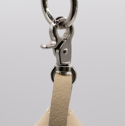 D&H PooSh - Soft Leather Poo Bag Dispenser Cream