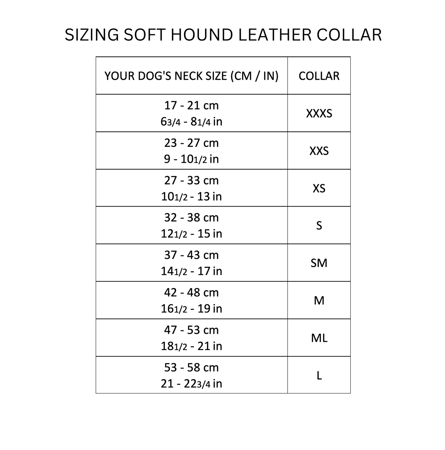 Soft Leather Hound Collar Orange